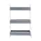 Hello Honey® 15.5" Heavily Distressed 3-Tier Metal Tray with White Frame & Rim